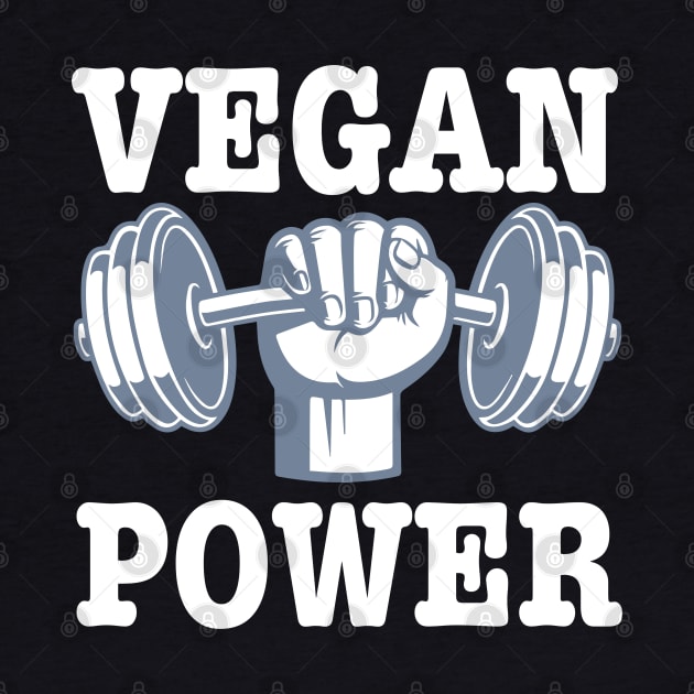 Vegan Power Workout Muscle Gorilla Bodybuilding-Vegan Power by HobbyAndArt